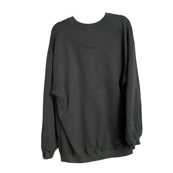 Vintage Lake Matley Hunter Green Animal Embroidered Sweatshirt Size 2XL - Picture 4 of 11